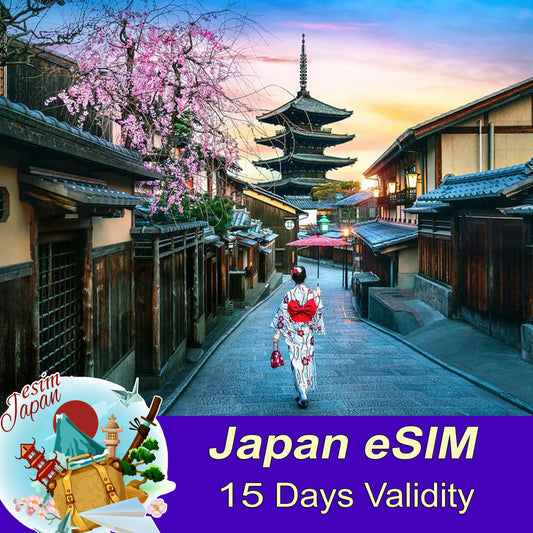 Japan eSIM For 15 Days