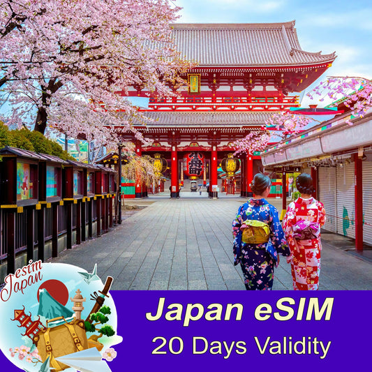 Japan eSIM For 20 Days